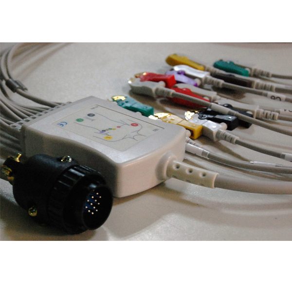 CARDIOLINE EKG KABLO 10 LEAD CLIP